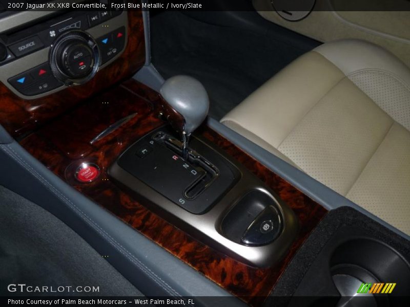 Frost Blue Metallic / Ivory/Slate 2007 Jaguar XK XK8 Convertible