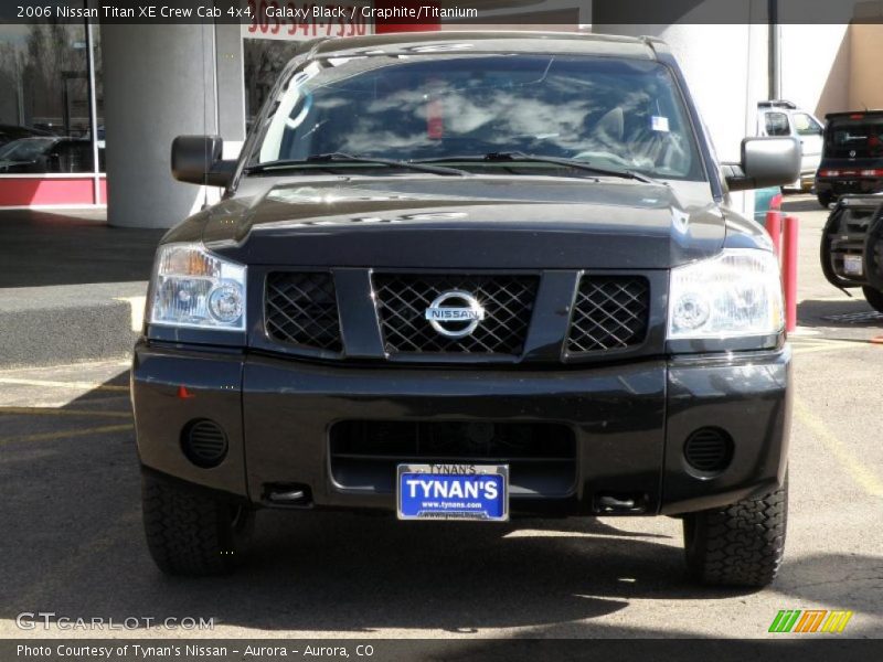Galaxy Black / Graphite/Titanium 2006 Nissan Titan XE Crew Cab 4x4