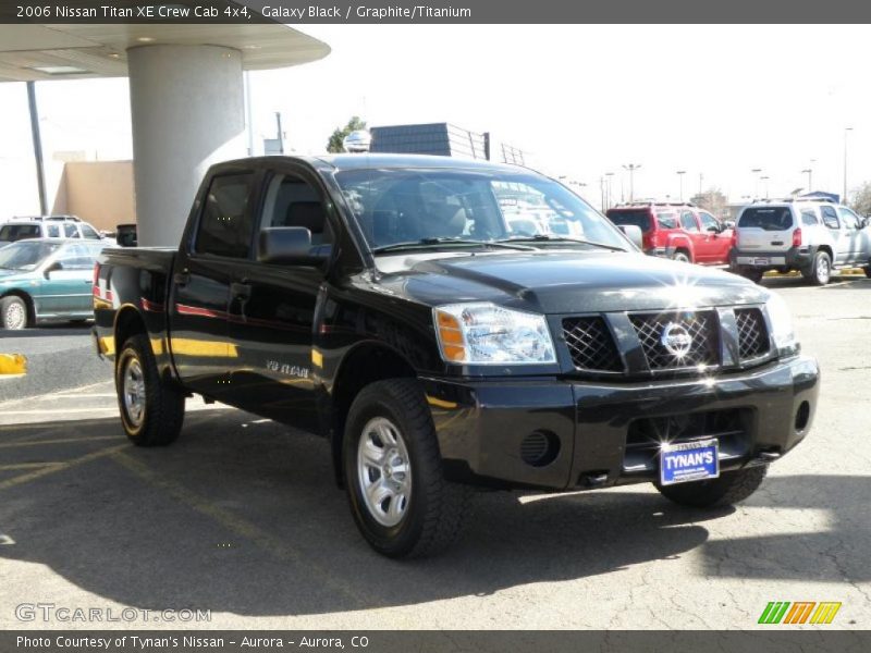 Galaxy Black / Graphite/Titanium 2006 Nissan Titan XE Crew Cab 4x4