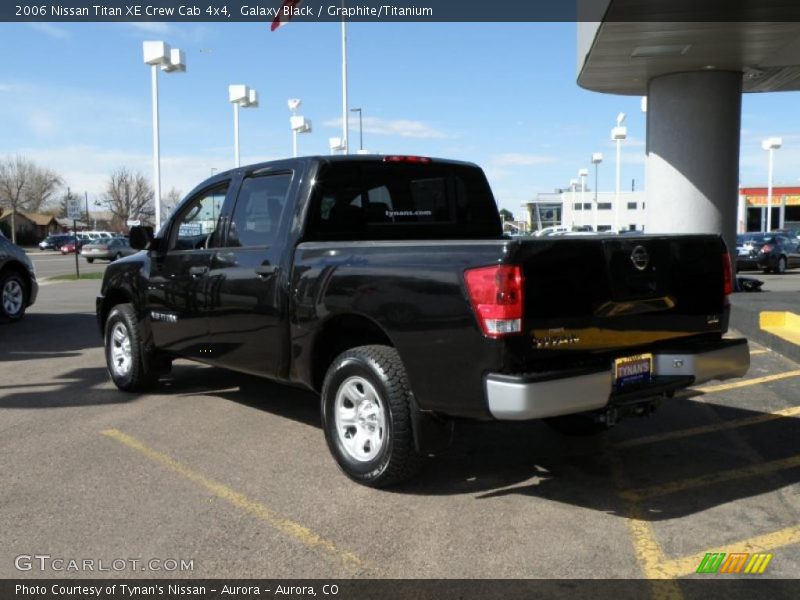 Galaxy Black / Graphite/Titanium 2006 Nissan Titan XE Crew Cab 4x4