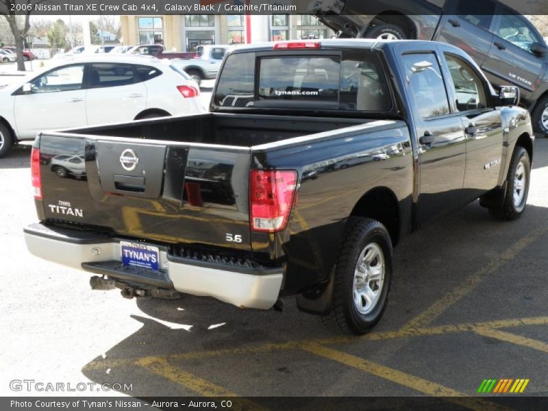 Galaxy Black / Graphite/Titanium 2006 Nissan Titan XE Crew Cab 4x4