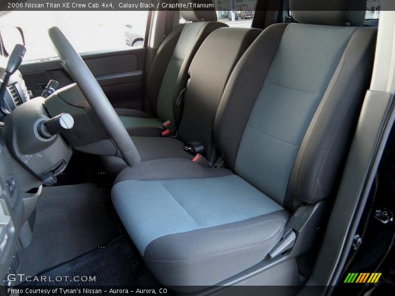 Galaxy Black / Graphite/Titanium 2006 Nissan Titan XE Crew Cab 4x4
