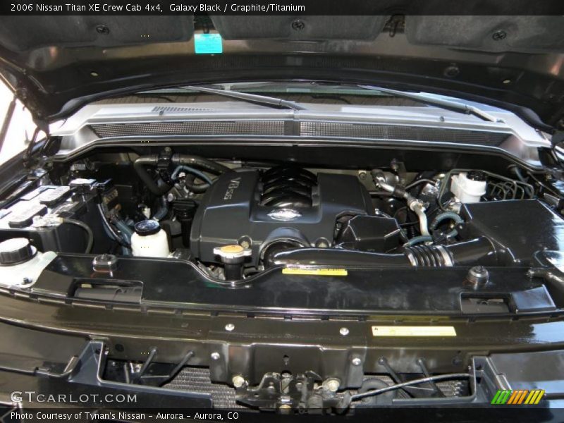 Galaxy Black / Graphite/Titanium 2006 Nissan Titan XE Crew Cab 4x4