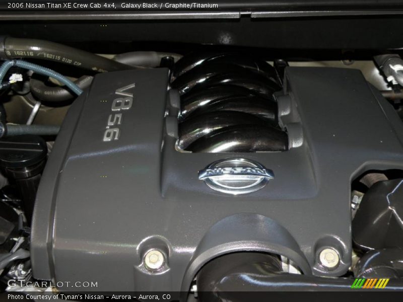 Galaxy Black / Graphite/Titanium 2006 Nissan Titan XE Crew Cab 4x4