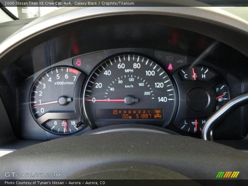 Galaxy Black / Graphite/Titanium 2006 Nissan Titan XE Crew Cab 4x4