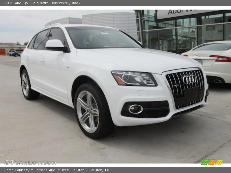 Ibis White / Black 2010 Audi Q5 3.2 quattro