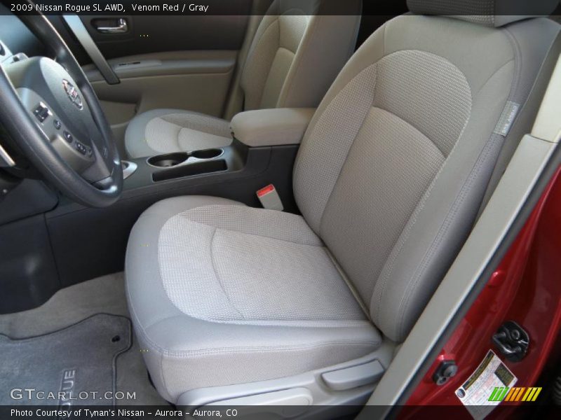 Venom Red / Gray 2009 Nissan Rogue SL AWD