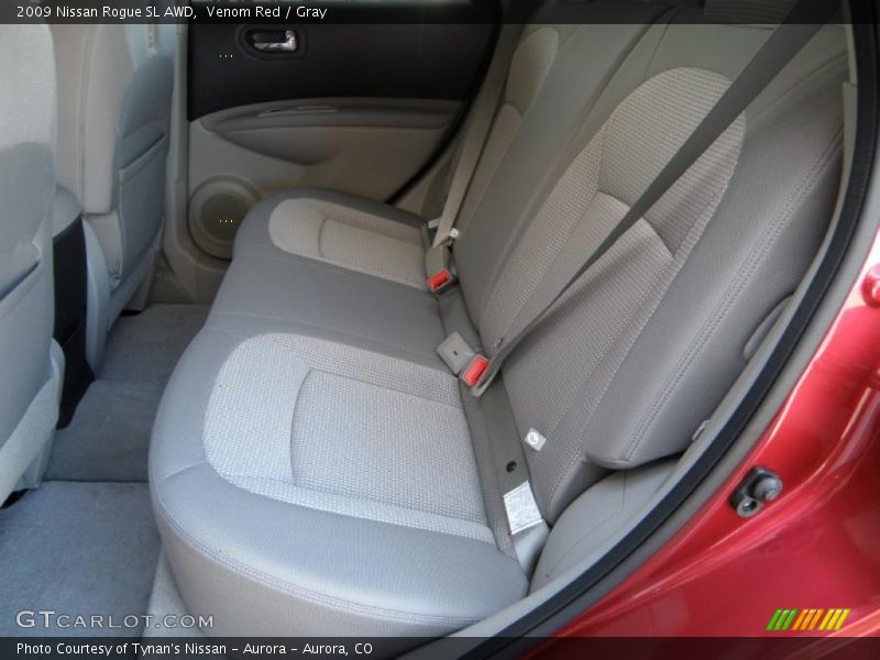Venom Red / Gray 2009 Nissan Rogue SL AWD