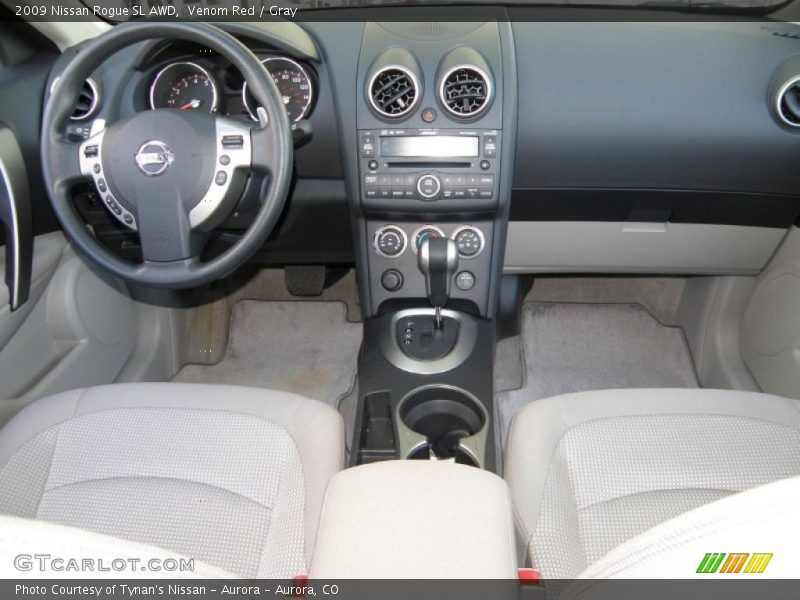 Venom Red / Gray 2009 Nissan Rogue SL AWD