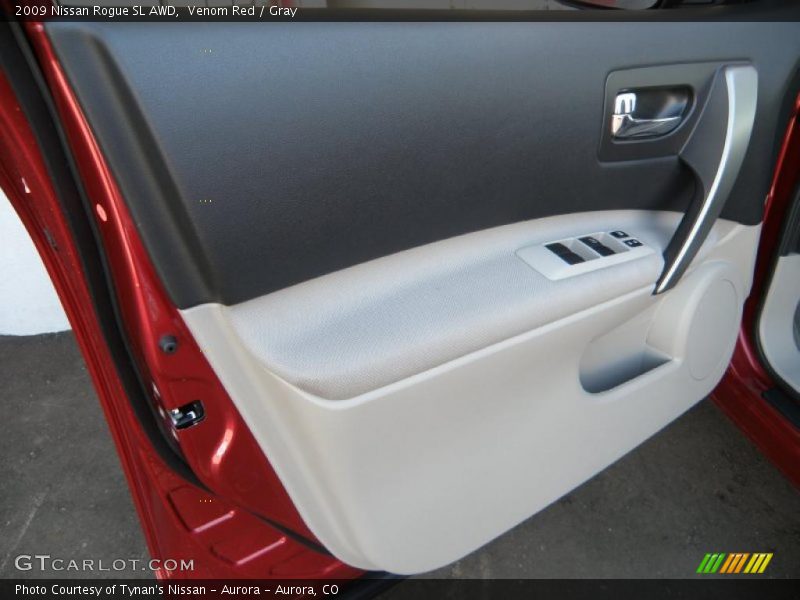 Venom Red / Gray 2009 Nissan Rogue SL AWD