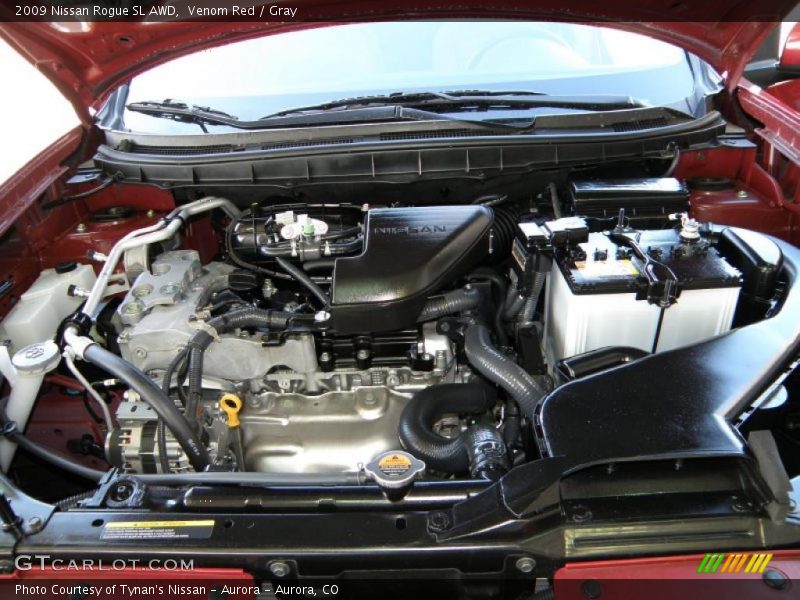 Venom Red / Gray 2009 Nissan Rogue SL AWD