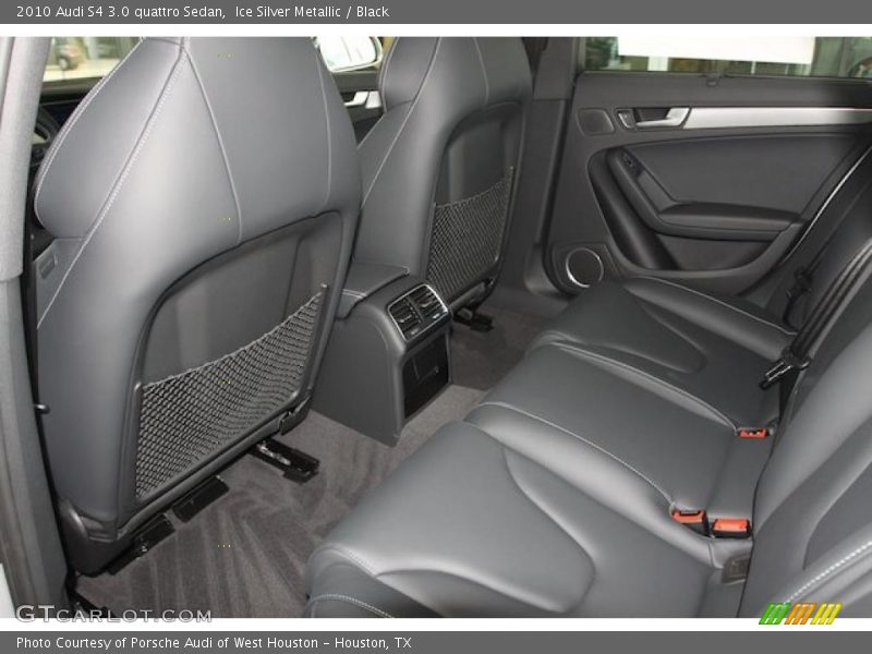 Ice Silver Metallic / Black 2010 Audi S4 3.0 quattro Sedan