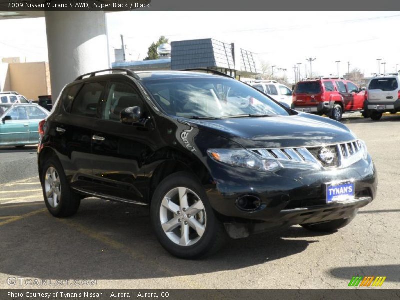 Super Black / Black 2009 Nissan Murano S AWD