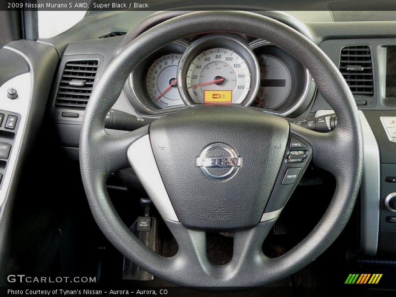 Super Black / Black 2009 Nissan Murano S AWD
