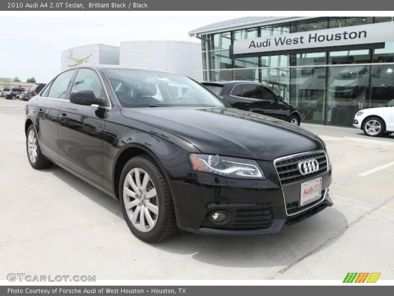 Brilliant Black / Black 2010 Audi A4 2.0T Sedan