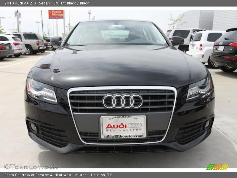 Brilliant Black / Black 2010 Audi A4 2.0T Sedan