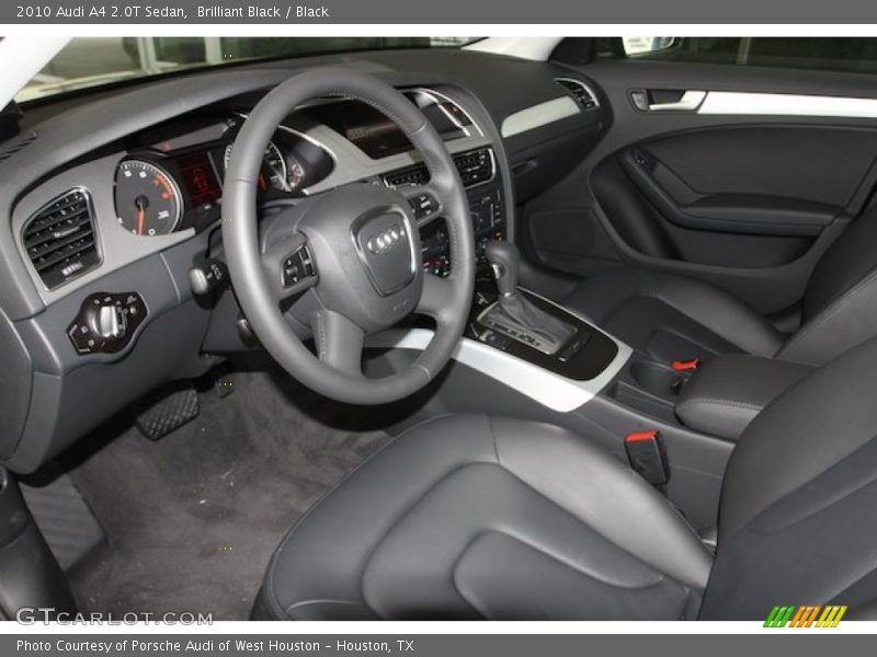Brilliant Black / Black 2010 Audi A4 2.0T Sedan