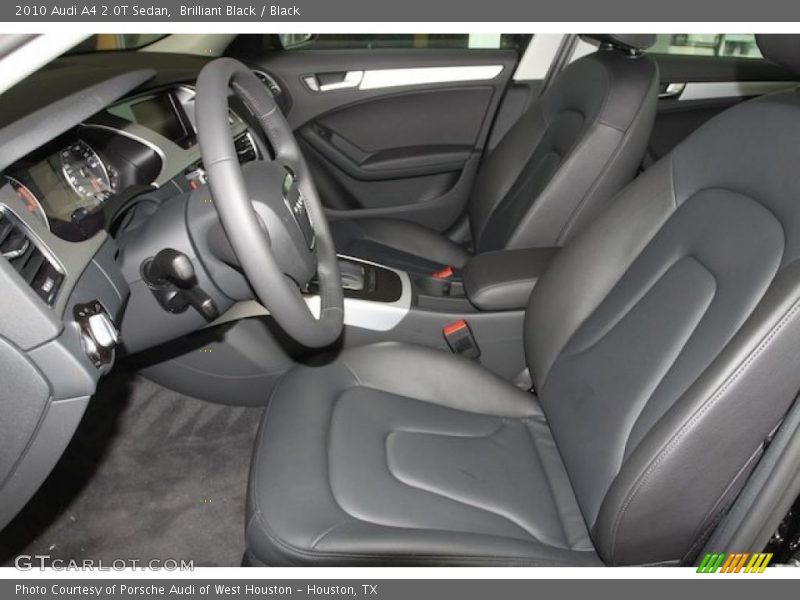 Brilliant Black / Black 2010 Audi A4 2.0T Sedan