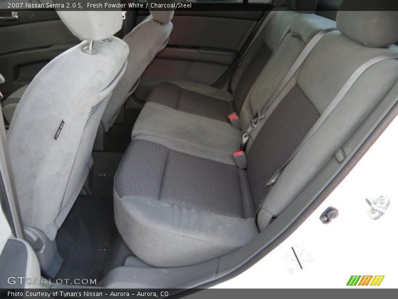 Fresh Powder White / Charcoal/Steel 2007 Nissan Sentra 2.0 S