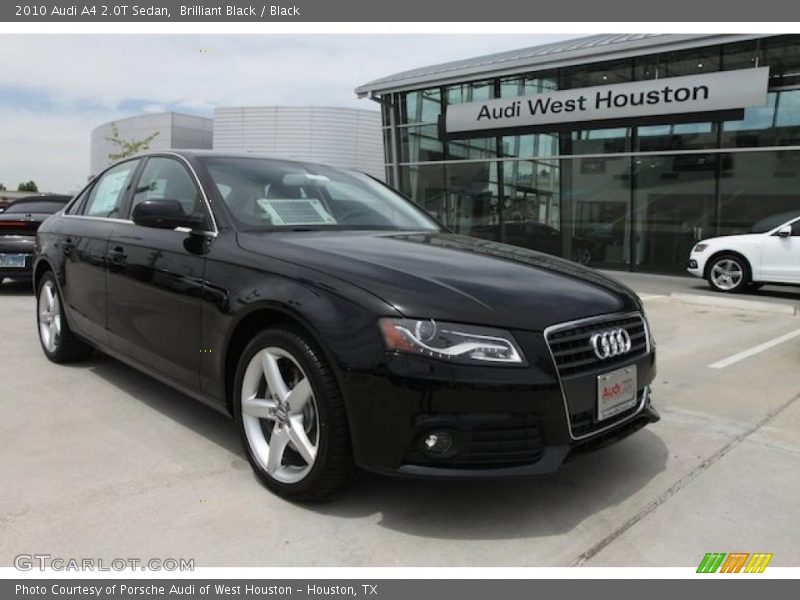 Brilliant Black / Black 2010 Audi A4 2.0T Sedan