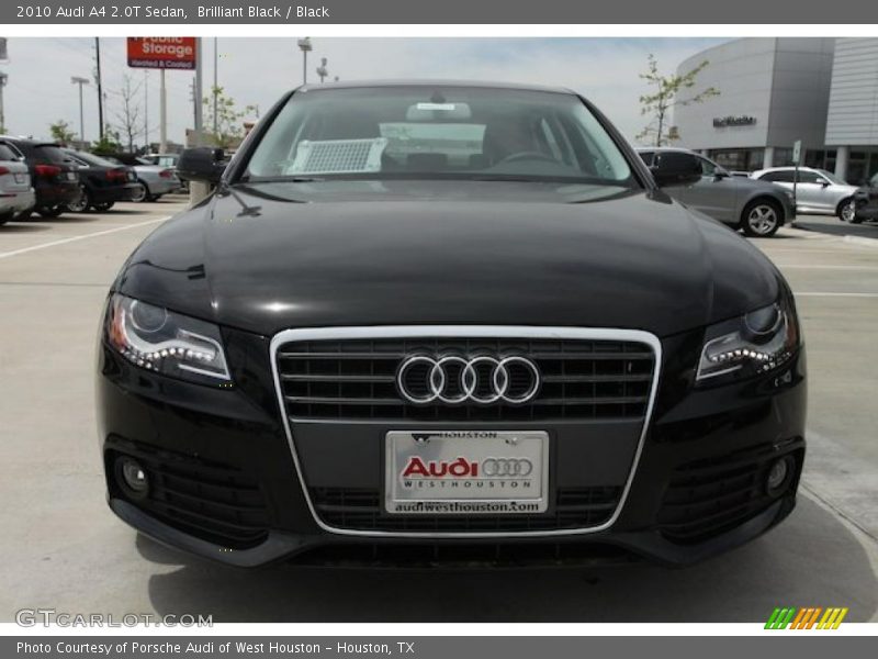 Brilliant Black / Black 2010 Audi A4 2.0T Sedan