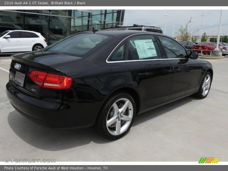Brilliant Black / Black 2010 Audi A4 2.0T Sedan