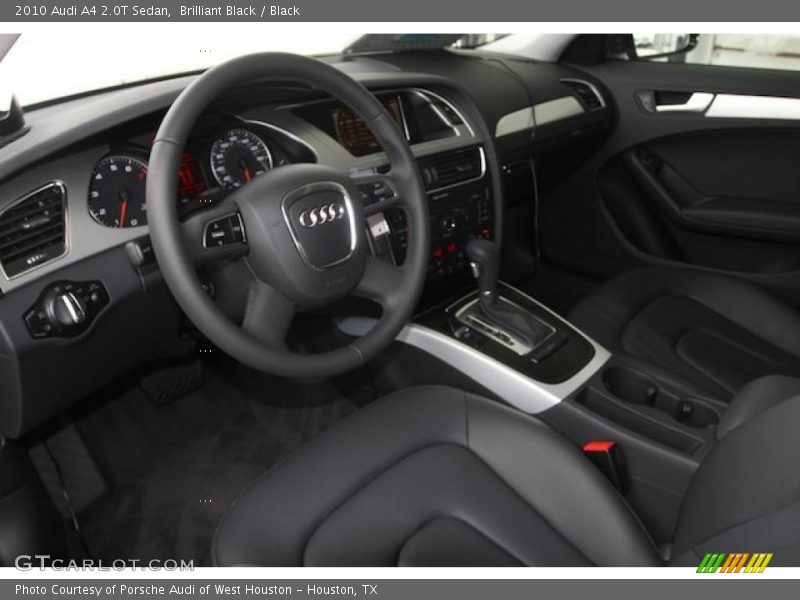 Brilliant Black / Black 2010 Audi A4 2.0T Sedan