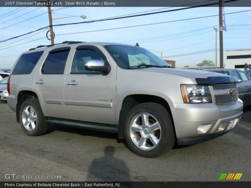 Silver Birch Metallic / Ebony 2007 Chevrolet Tahoe LTZ 4x4