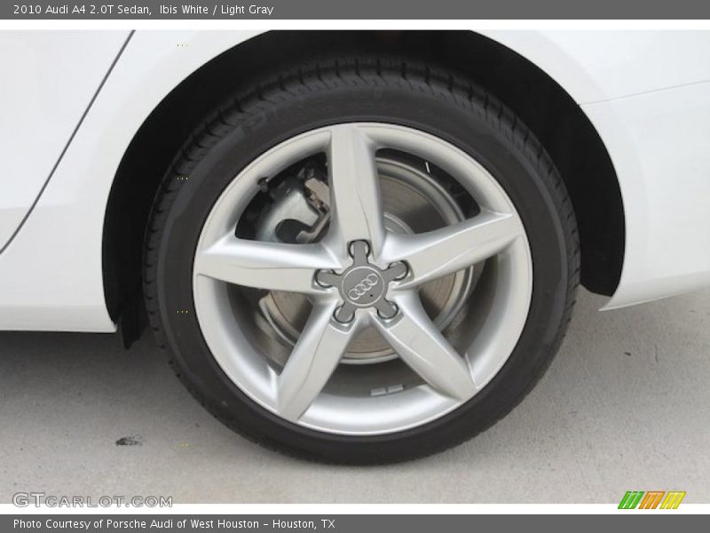 Ibis White / Light Gray 2010 Audi A4 2.0T Sedan