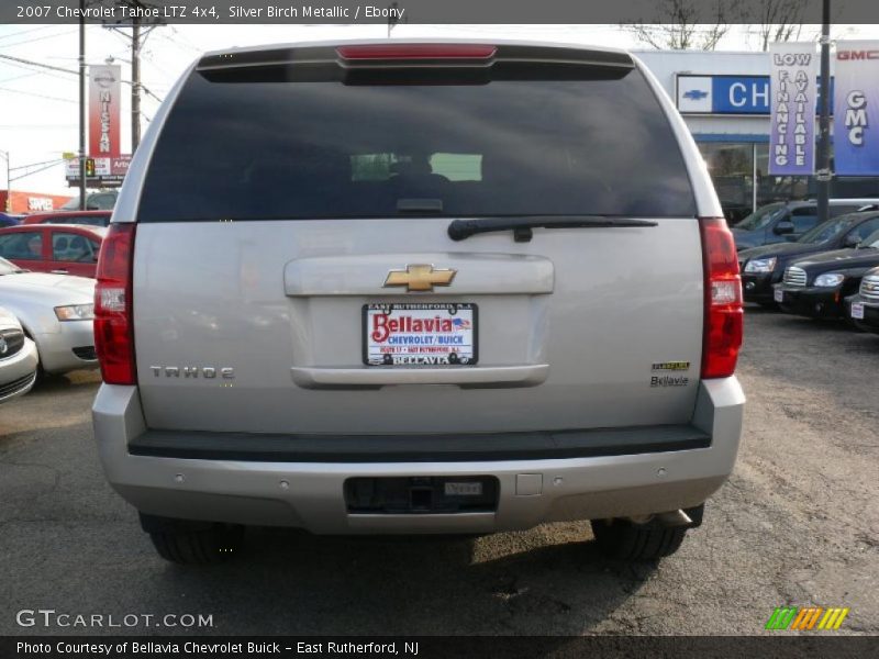 Silver Birch Metallic / Ebony 2007 Chevrolet Tahoe LTZ 4x4
