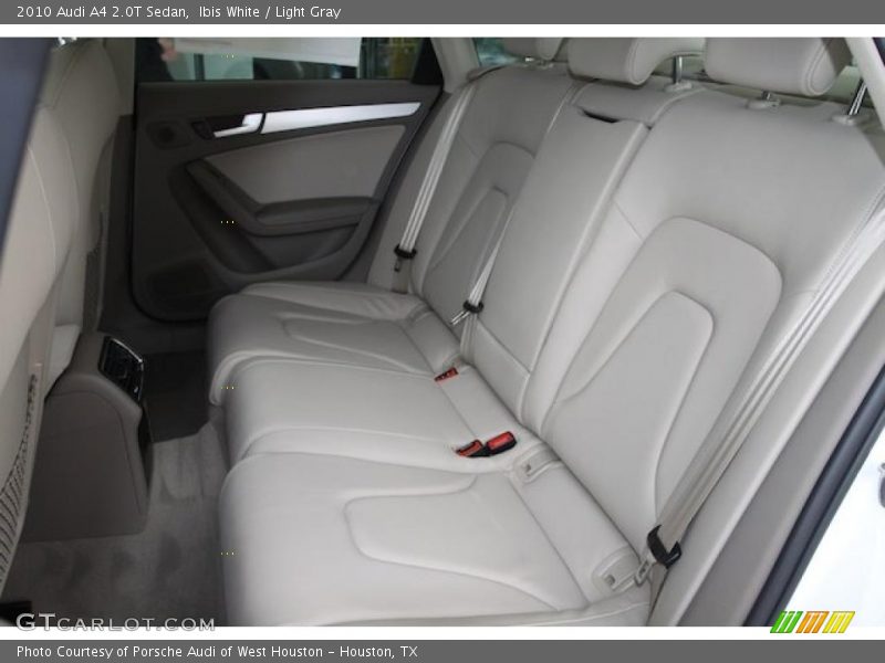  2010 A4 2.0T Sedan Light Gray Interior