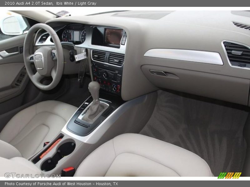 Ibis White / Light Gray 2010 Audi A4 2.0T Sedan