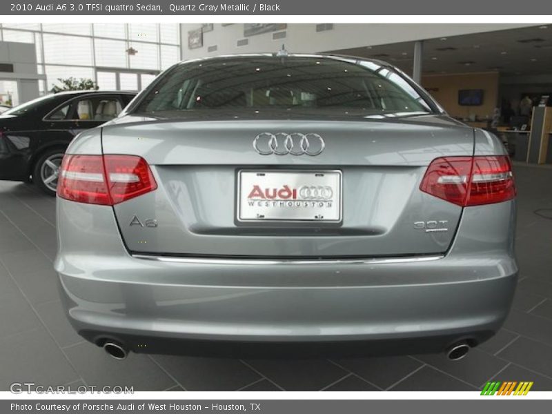 Quartz Gray Metallic / Black 2010 Audi A6 3.0 TFSI quattro Sedan