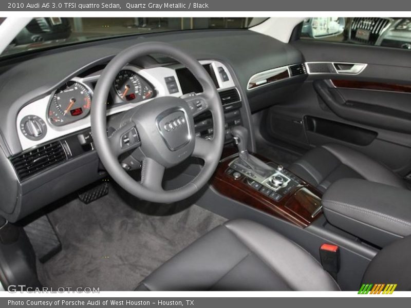 Quartz Gray Metallic / Black 2010 Audi A6 3.0 TFSI quattro Sedan