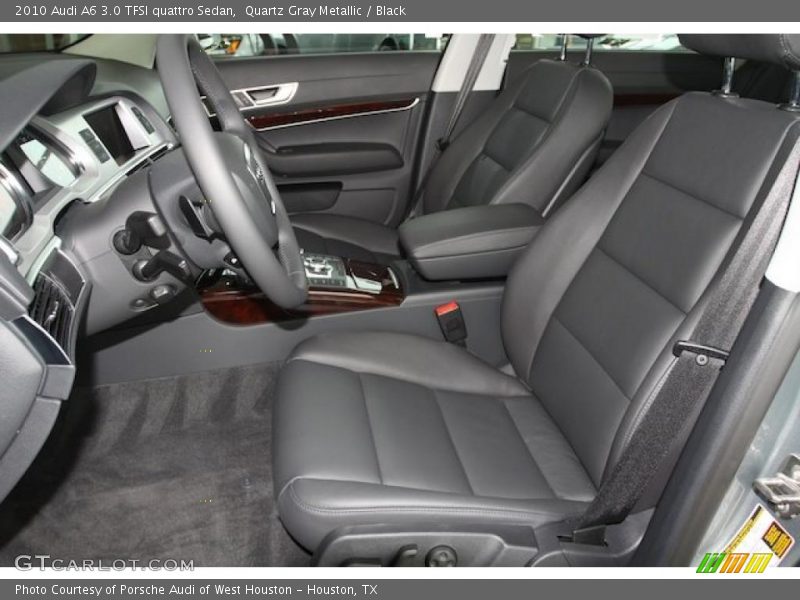 Quartz Gray Metallic / Black 2010 Audi A6 3.0 TFSI quattro Sedan