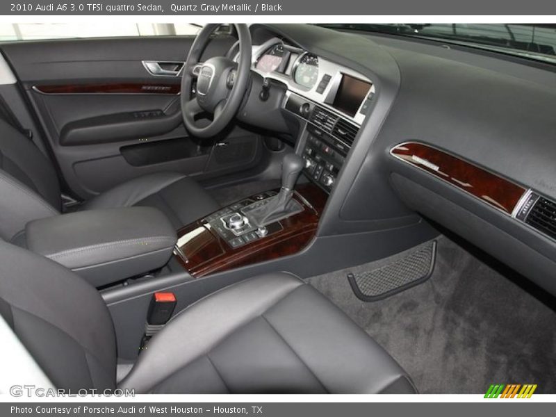 Quartz Gray Metallic / Black 2010 Audi A6 3.0 TFSI quattro Sedan
