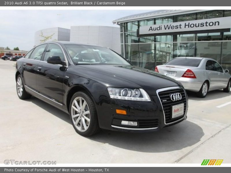 Brilliant Black / Cardamom Beige 2010 Audi A6 3.0 TFSI quattro Sedan