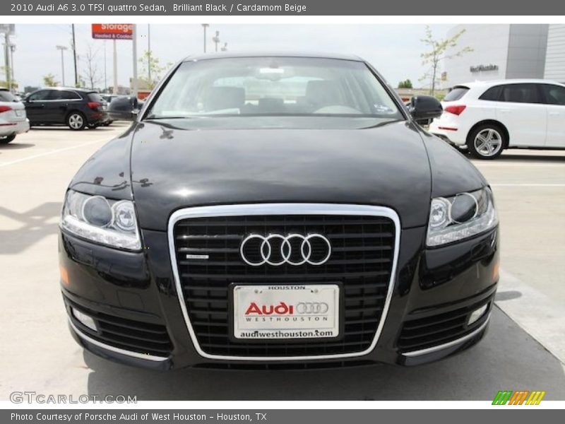 Brilliant Black / Cardamom Beige 2010 Audi A6 3.0 TFSI quattro Sedan