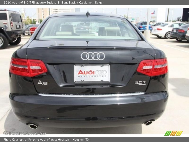 Brilliant Black / Cardamom Beige 2010 Audi A6 3.0 TFSI quattro Sedan