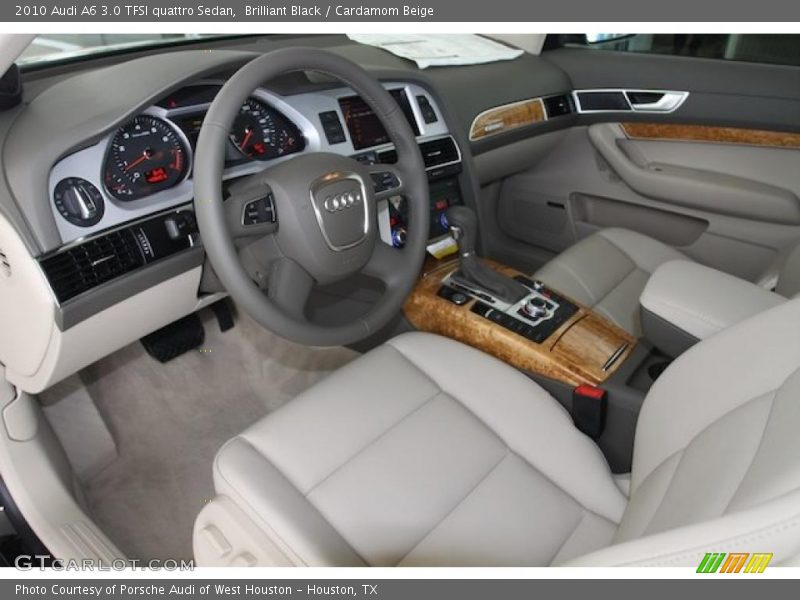 Brilliant Black / Cardamom Beige 2010 Audi A6 3.0 TFSI quattro Sedan