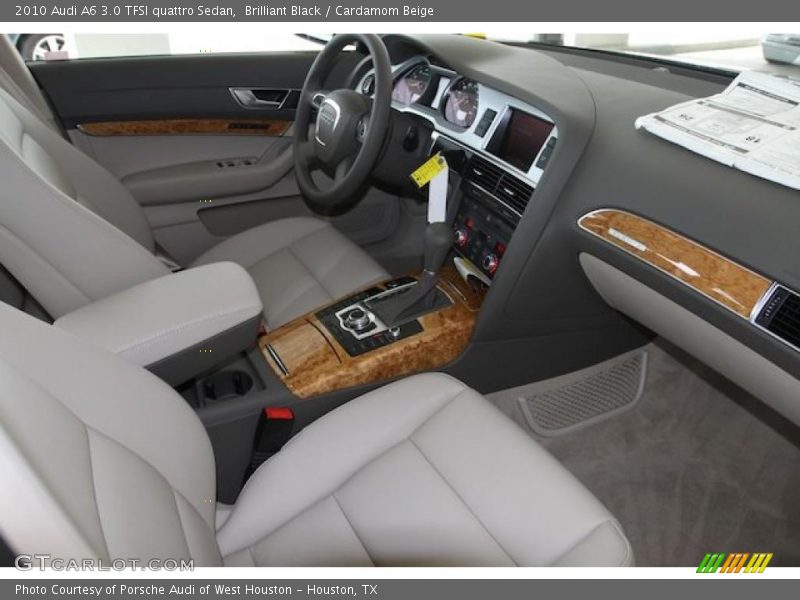 Brilliant Black / Cardamom Beige 2010 Audi A6 3.0 TFSI quattro Sedan