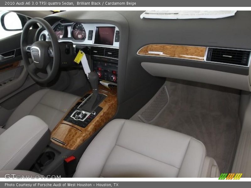 Brilliant Black / Cardamom Beige 2010 Audi A6 3.0 TFSI quattro Sedan