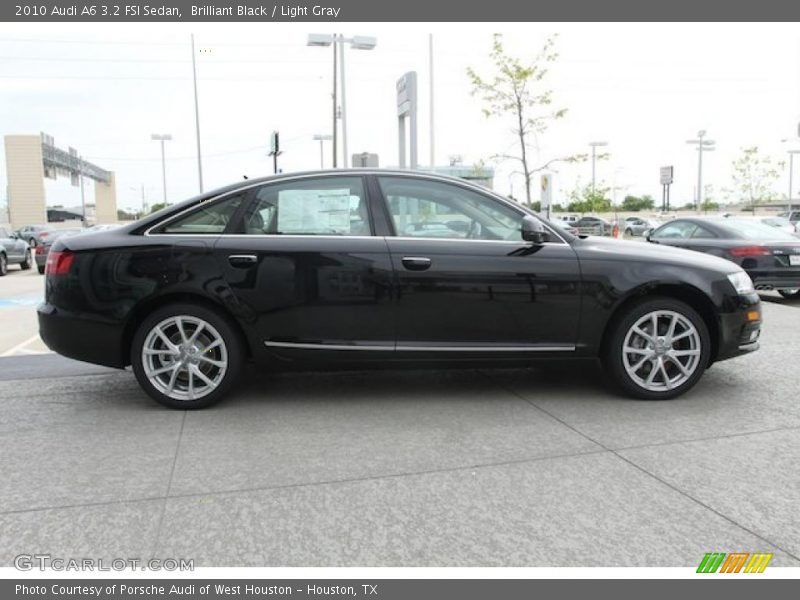 Brilliant Black / Light Gray 2010 Audi A6 3.2 FSI Sedan