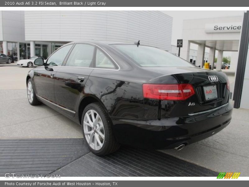 Brilliant Black / Light Gray 2010 Audi A6 3.2 FSI Sedan