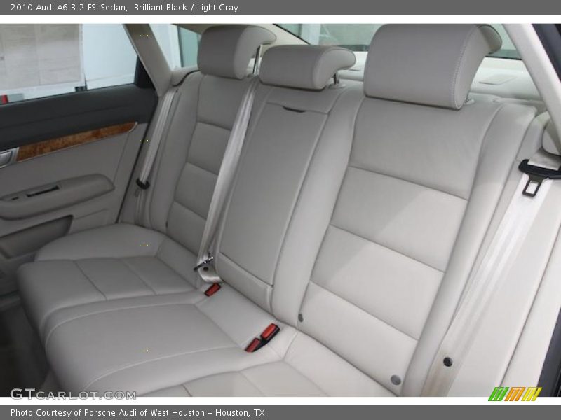 Brilliant Black / Light Gray 2010 Audi A6 3.2 FSI Sedan