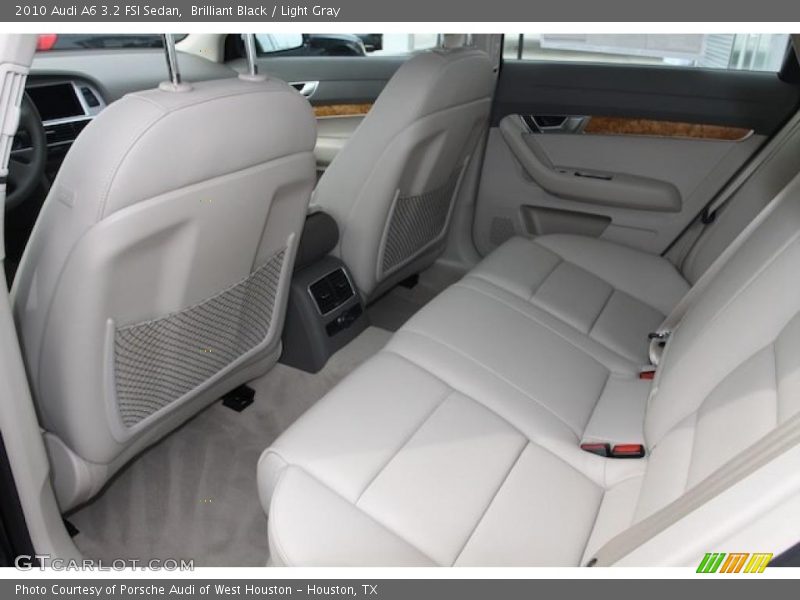 Brilliant Black / Light Gray 2010 Audi A6 3.2 FSI Sedan