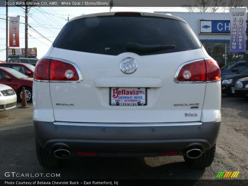 White Opal / Ebony/Ebony 2010 Buick Enclave CXL AWD