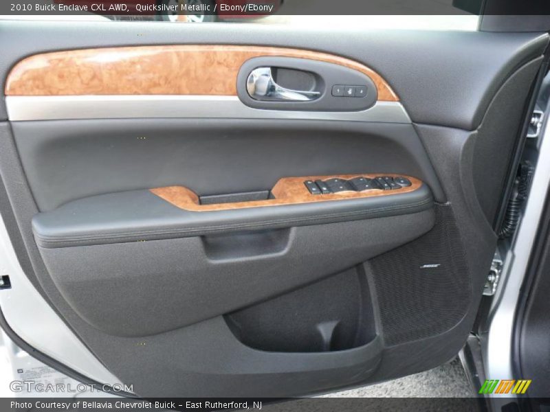 Quicksilver Metallic / Ebony/Ebony 2010 Buick Enclave CXL AWD