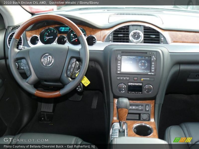 Quicksilver Metallic / Ebony/Ebony 2010 Buick Enclave CXL AWD