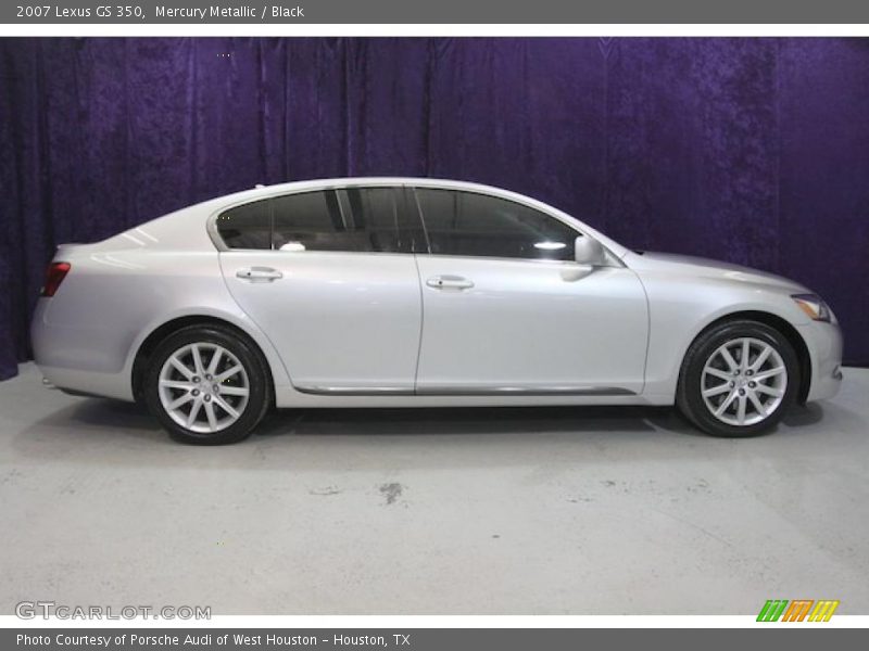 Mercury Metallic / Black 2007 Lexus GS 350